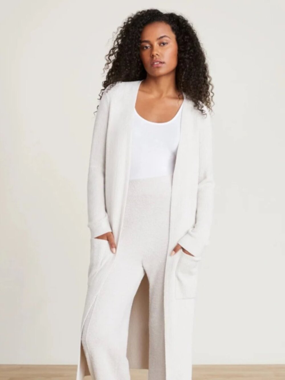 Barefoot Dreams - CozyChic Ultra Lite Long Cardi in Sand Dune